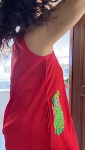 6.4K views · 552 reactions | Chilly red peacock article from Ruby Rana Jaipur 1900/ This Saturday 26th April 2025 we are open❤️ | Ruby's Collection | Facebook