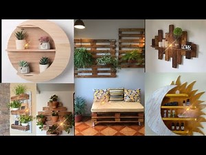 +45 Ideas Decorativas con Madera Palets que debes hacer alguna vez▶️