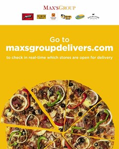 14K views · 2.5K reactions | Max's Group is here to serve you during this trying time. We're bringing your favorites to your doorstep. Please click on this link first to know which stores are open for delivery: maxsgroupdelivers.com | Max's Restaurant | Facebook