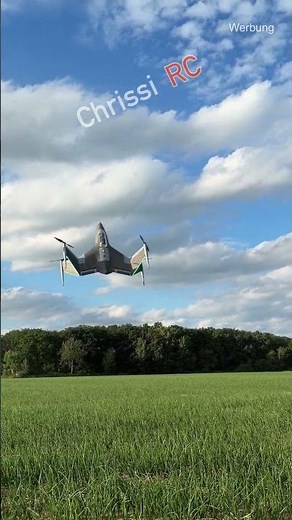 Amazing new FlyWing X Wing Fighter | Flight Teaser with Transition | E-VTOL