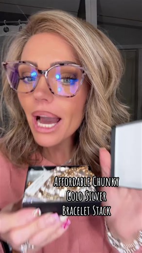 Chunky gold silver bracelet stack ✨ Stretch stacking bracelets • chunky nugget bracelet set • statement gold & silver jewelry • everyday stackable bracelets • TikTok viral jewelry • giftable bracelet set • modern chunky bangles #tiktokshopcreatorpicks #chunkyjewelry