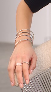 What’s better than one bangle? A whole stack, of course. ⚪️ #PandoraJewellery #PandoraSignature #Pandora Discover more: https://to.pandora.net/signature | Pandora