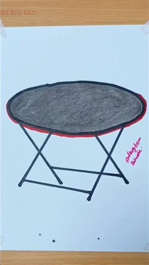 How to draw a easy Table step by step for kids #art #table #viralvideo #shortvideo #trending