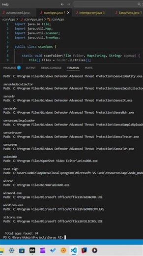 Scan Installed Applications in Windows Using Java | Java Automation Project | By Biren Sha | #java