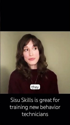 Sisu Skills is great for training new behavior technicians & ABA therapists #abatherapy #bcba #rbt