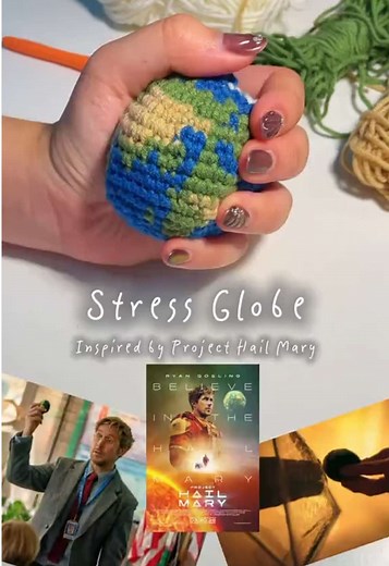 Project Hail Mary Crochet Earth Tutorial