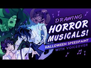 A Spooky Musical Thrillogy! 🎃 | Halloween SPEEDPAINT