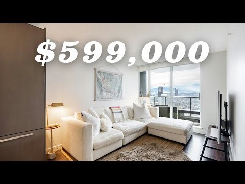 Inside a $599,000 High-Rise Condo in Surrey | Steps to Surrey Central & SkyTrain