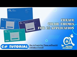 C# Creating Color Theme for C# Application