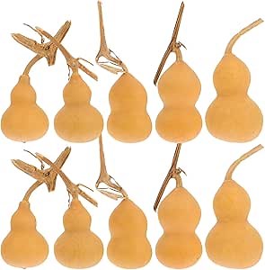 10 Pcs Mini Gourd Natural Dry Gourd Cute s Crafts Ornaments Hu Lu Desktop Decor Chinese Pendant DIY Crafts Home Office Photography Props