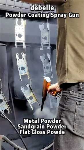 Debelle Powder Coating Machine #powdercoatingline #powdercoatingequipment #powdercoatingmachine