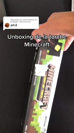 Réponse à @jhsb028 · Abonnement Je fais le reste dans une prochaine vidéo 🔥#minecraft #torche #minecrafttorch #gamingsetup