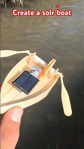 create a solar system electric boat. #solar #solarsystem #boat #boating #electronic
