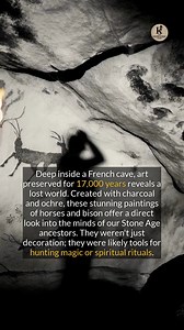 17,000-year-old paintings offer a direct look into the world of our Stone Age ancestors. #ancienthistory #arthistory #archaeology | Knowledge