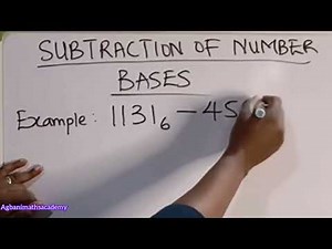 How to Subtract in Different Number Bases | Binary, Octal & Hex Made Easy!