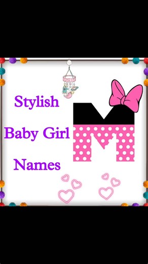 Baby Names👶 on Instagram: "Stylish Baby Girl Names Start with "M" Letter😍#miniziv #instagram #instagramreels #trending #babynames #babynameideas #modernnames #latestname #trendynames #babyboynames #babygirlnames #popularnames #trendynames #latestname #newname #namelist #stylishname #stylishgirlname"