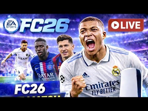 🔴Live now FIFA 26 Gameplay PS5 | Superstars on the Pitch