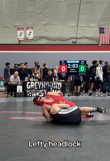 Hit it so hard I had to talk to the corner. And peep the table-worker😂 #fyp #wrestling #wrestler #ncaawrestling #headlock
