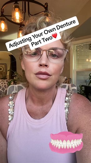 Adjusting your dentures Part two. Solutions❤️ #showyourteeth🦷 #dentures #denturegang #denturejourney #denturetribe #howitsmade #immediatedentures #expert #dentureconfidence #foryoupage #denturesmile #denture #❤️❤️❤️ #solutions