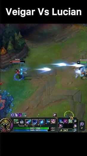 Veigar vs Lucian 1v1 – Solo Mid Lane Showdown #leagueoflegends #lol