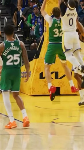 Gary Payton BLOCKS Cooper Flagg 🏀🚫🌉 #block #warriors #defense #nba #wilbsports