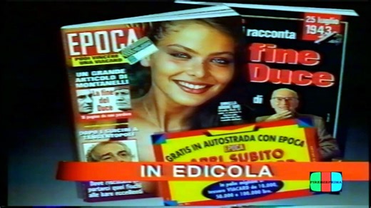 Sequenza spot pubblicitari in onda il 30  Luglio 1993