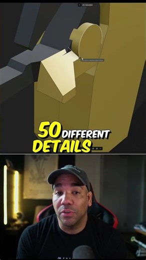 This is the right way to learn weapon design #3d #blender3d