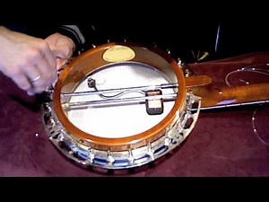 Kavanjo banjo pickup system installed in a Gibson Mastertone banjo (part 1)