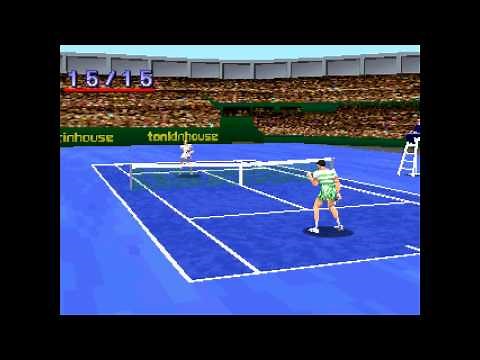V-Tennis ... (PS1) Gameplay