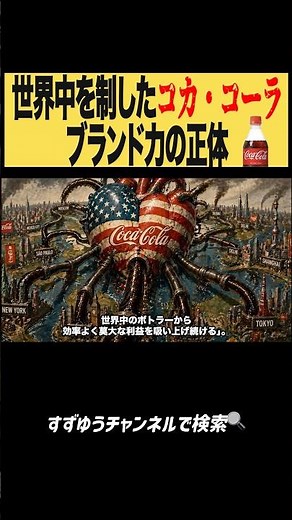 なぜコーラは世界的ブランドになれたのか #shorts #歴史 #世界史 #雑学 #すずゆうチャンネル