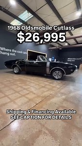 1968 Olds Cutlass $26,995 ✅Runs/Drives Great ✅Nice Frame/Floors ✅455 Engine/ 400 Trans ✅Overdrive/Shift Kit ✅12 bolt Posi Traction B.O.P. with 3.42 gear ratio ✅Poly-Urethane bushings extra heavy duty sway bars front & back ✅Boxed rear lower trailing arms ✅Power Front Disc Brakes ✅Buckets/Floor Shift ✅Odometer: 70,108 ✅Shipping & Financing Available ✅Detailed Photos & Indepth Walkaround Video at: www.carbarsales.com ✅FaceTime Available ✅Shown In-person by Appt Only ✅256-621-7922 or 256-801-4409 ✅