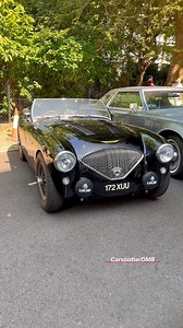 1955 Austin Healey 100/4 is a classic British sports car that belongs to the first generation of "Big Healeys" produced from 1953 to 1956. #classiccar #AustinHealey #sportscar | Car Spotter DM8