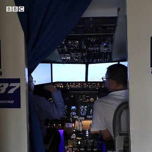 6.8K views · 82 reactions | This guy built an airplane cockpit in his living room! ✈️ | BBC Sheffield | Facebook