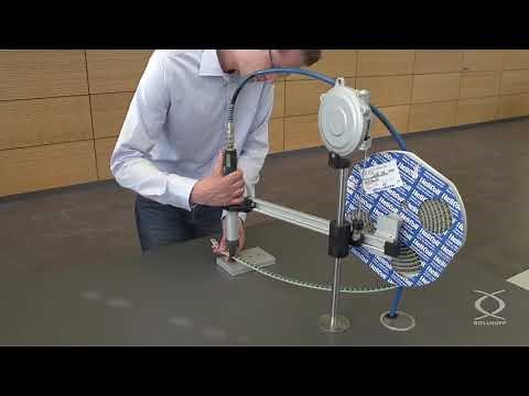 HeliCoil Pneumatic Installation Tool on Strip Feed Inserts P-PSG 714