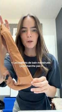 On test pour de vrai les maillots de bain menstruels… #cyclemenstruel #femme #menstruation