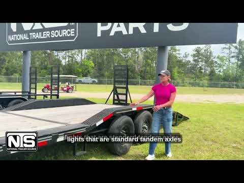 New 2025 NTS 24' Flatbed Gooseneck Trailer – Walkaround with Holly Downey | Willis, TX