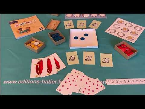 La boîte jeu pour apprendre à résoudre des problèmes avec les nombres
