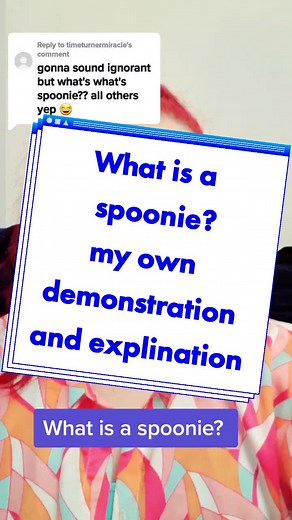 Replying to @timeturnermiracle what is a spoonie? My explanation, hope it make sense. if not please do look up the spoon theory on google 🥰#dontbechronicallyignorant #help #chronicpainisnotnice #spoonie #spoonielife #spooniesoftiktok #spoonies #spoonietiktok
