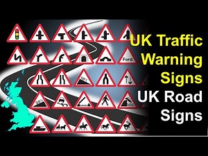 UK Traffic Warning Signs | Road Signs | Pass Your Driving Theory Test 2022 | Highway Code | Symbols