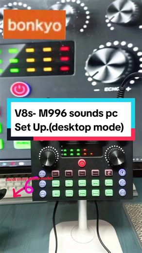 Bonkyo V8s M996: High-Quality Live Sound Card Setup