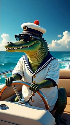 🐊 Captain Cool: Sailing in Style