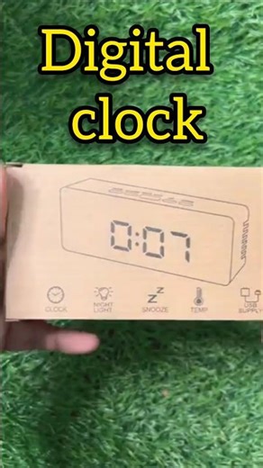 ₹299 Digital Clock ⏰ | Clean Look 🔥 #shorts #viral #youtubeshorts