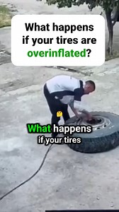 10K views · 73 reactions | Overinflated tires might seem like a small issue, but they can cause BIG problems! From a rough ride to reduced traction, uneven tire wear, and even a higher risk of blowouts, too much air is trouble. Check your PSI on the driver’s side door jamb and release excess air carefully—never when tires are hot! Stay safe and keep your tires in check. #CarTips #SafeDriving #CarSafety #Cars #CarOwner #CarMaintenance #CarRepair #CarMechanic | GoodCar | Facebook