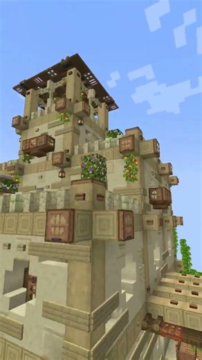 I Build A Desert Castel In Minecraft