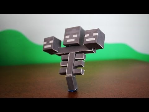 How to make the Minecraft Paper Wither