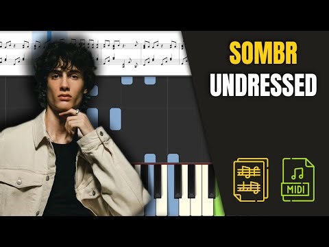 Sombr - Undressed - [Piano Tutorial] (Synthesia) (Download MIDI + PDF Scores)