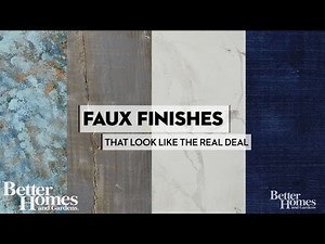 DIY Faux Finishes that Look Like the Real Deal