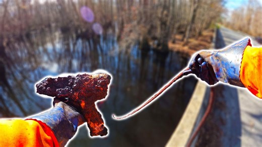 Swamp magnet fishing madness reveals epic jackpot find!