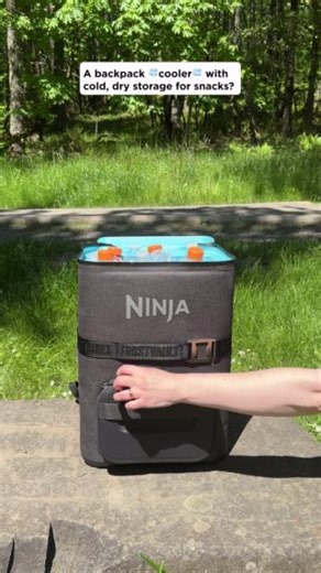 626K views · 2.2K reactions |  NEW NINJA ALERT  Introducing the newest member of the Ninja FrostVault™ family – the Ninja FrostVault™ Go. A soft backpack cooler, made for food. 索  in bio to shop. | Ninja Kitchen | Facebook