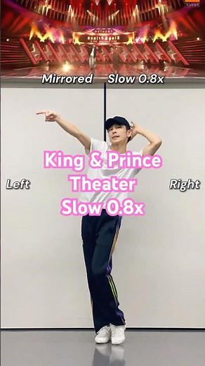 King & Prince – Theater 💫 Mirrored Dance Tutorial ✈️ 0.8x Slow Easy Practice | Dance Tutorial Mir...